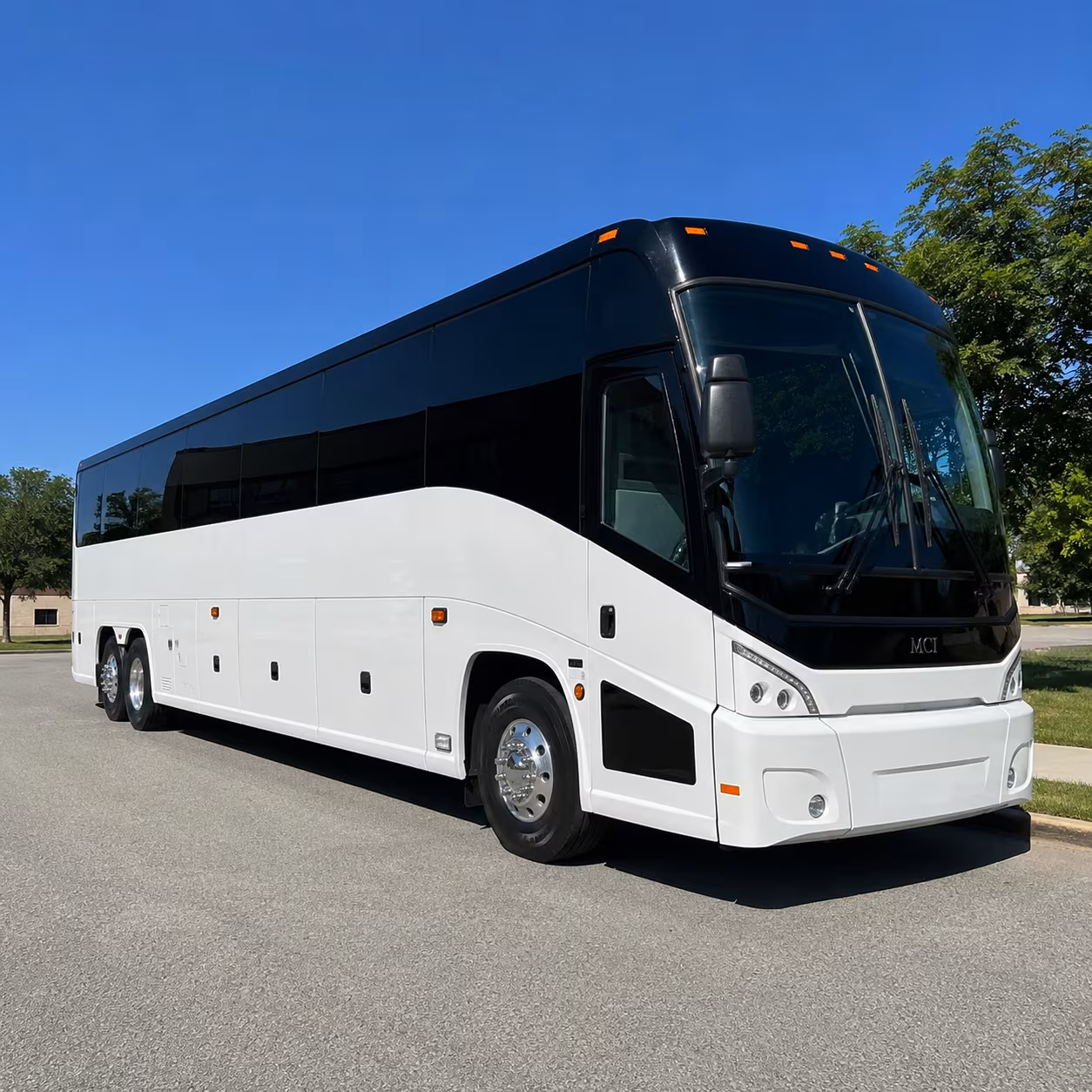 palo alto charter bus rental exterior
