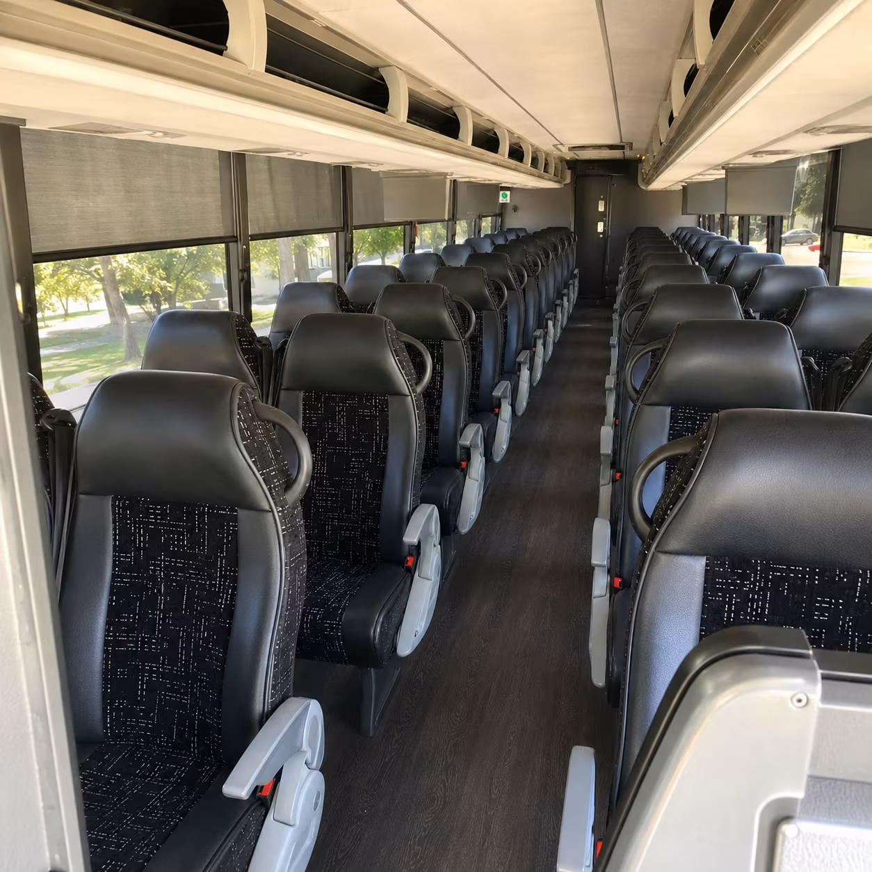 palo alto charter bus rental inside
