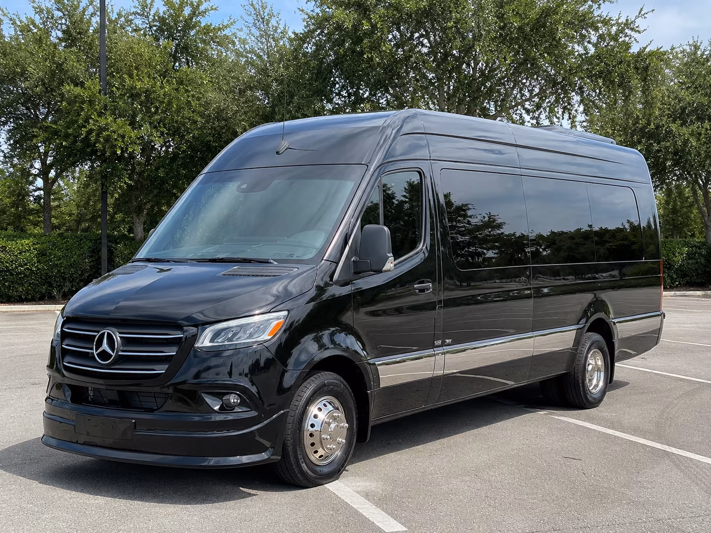 palo alto corporate event transportation onboard seating
