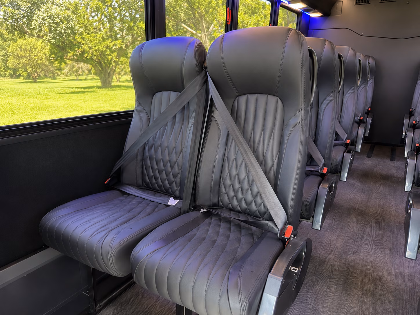 palo alto employee transportation onboard seating