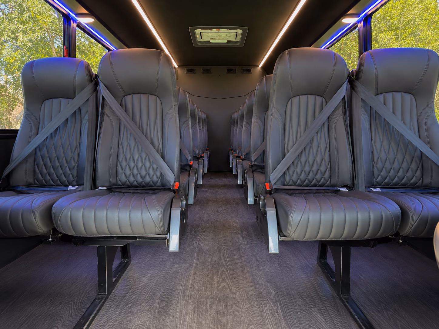 palo alto private event transportation onboard seating